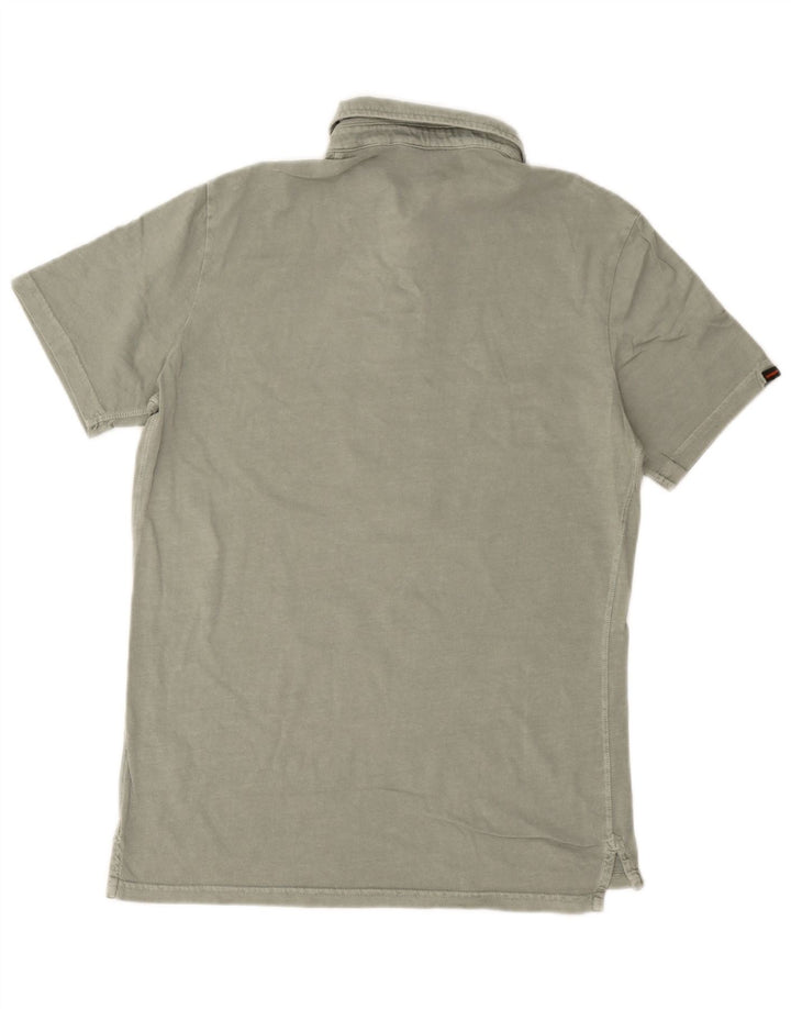 Camisa polo masculina Superdry grande algodão verde