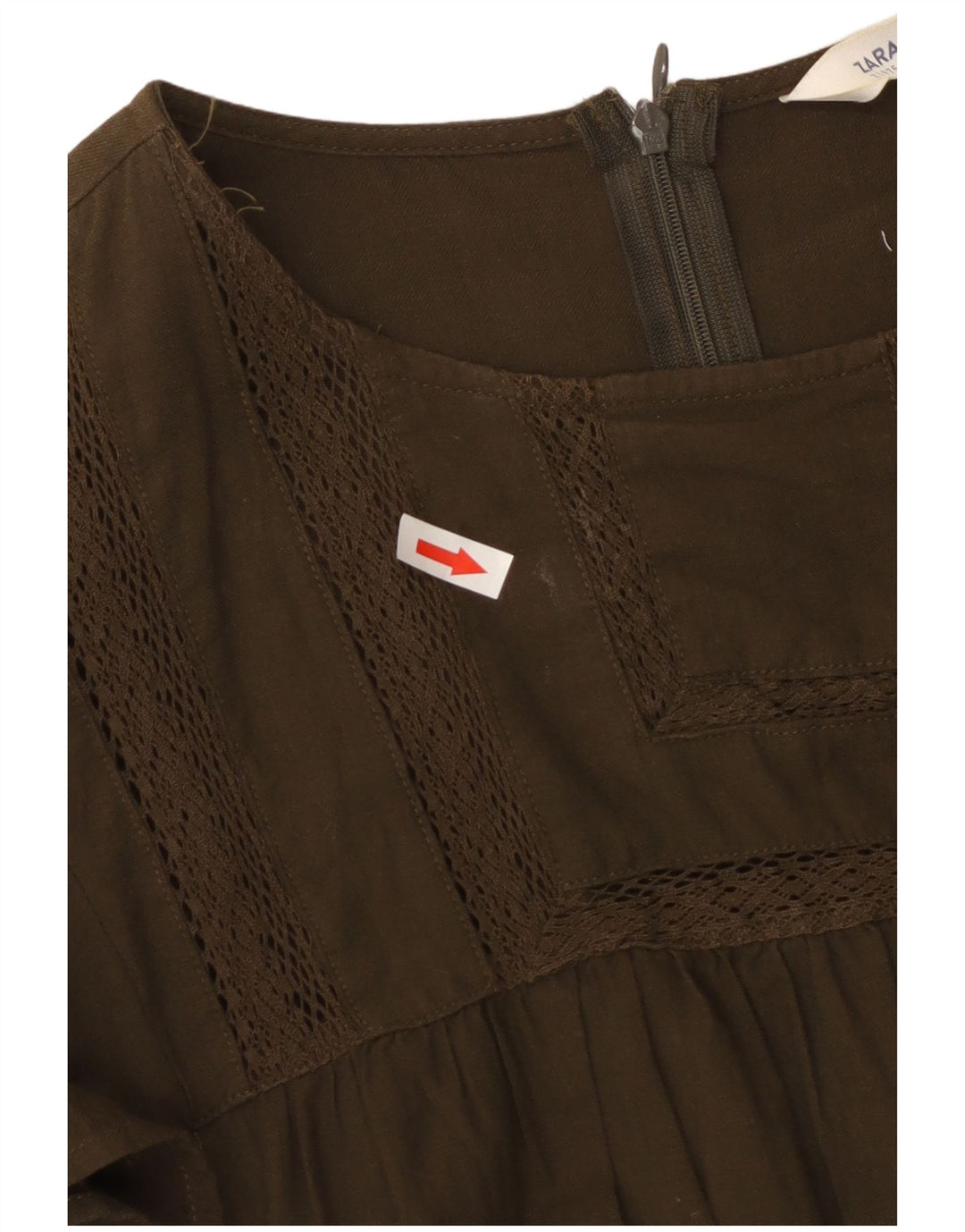 Macacão feminino Zara UK 14 médio cáqui