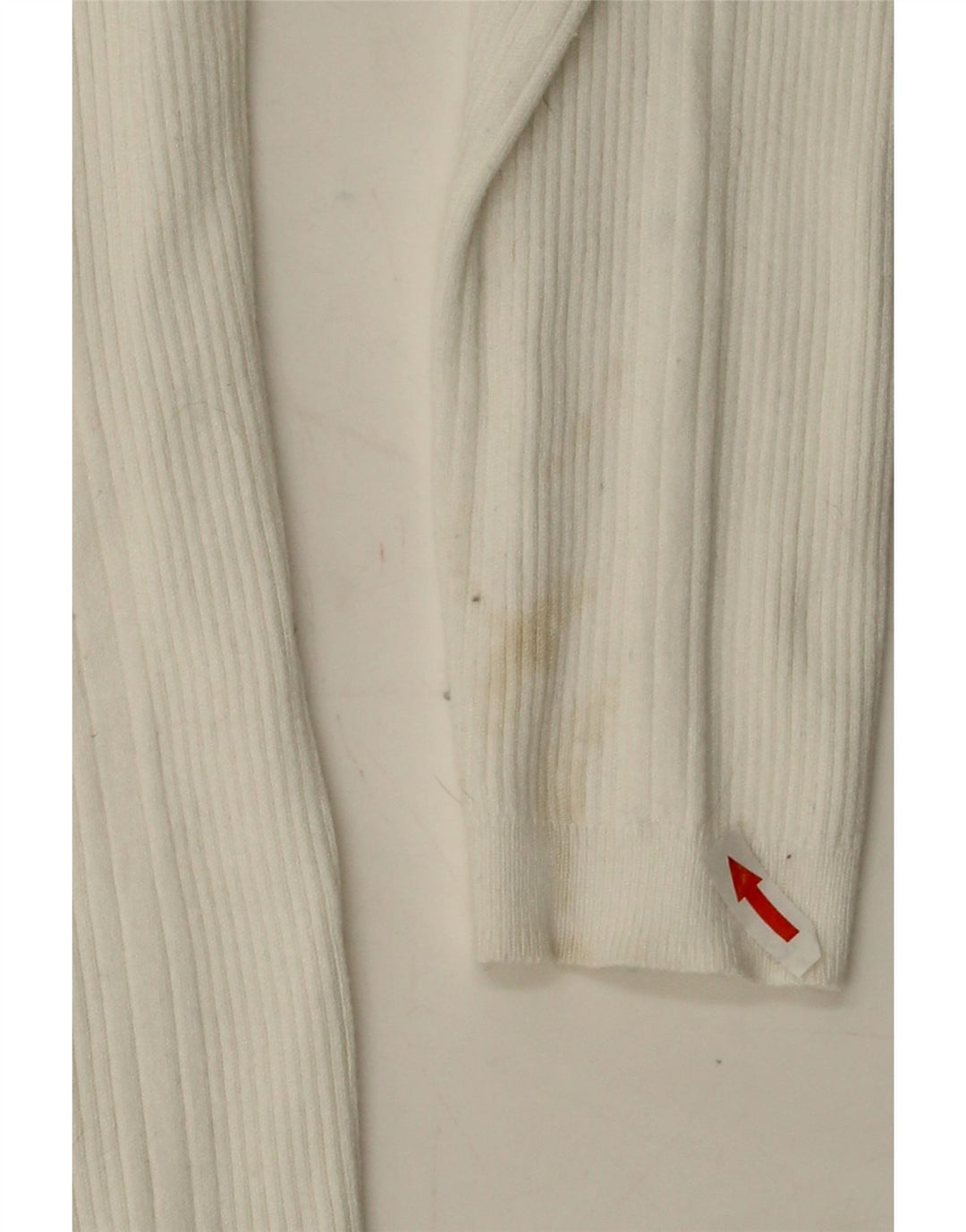 Suéter feminino Marks & Spencer com gola redonda UK 12 médio off white