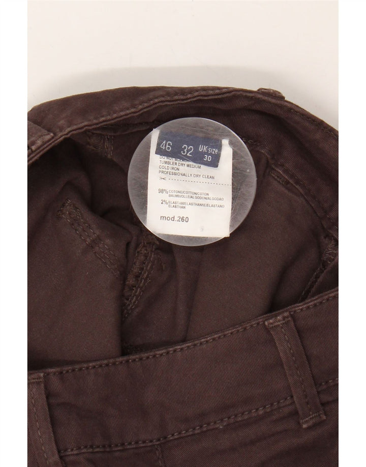 TRUSSARDI Womens Straight Jeans W30 L29 Brown Cotton Vintage Trussardi and Second-Hand Trussardi from Messina Hembry 
