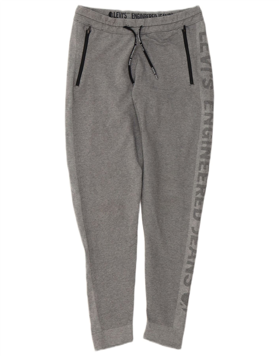 Calça de treino masculina Levi's Graphic Joggers pequena cinza moderna