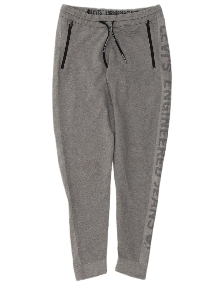 Calça de treino masculina Levi's Graphic Joggers pequena cinza moderna
