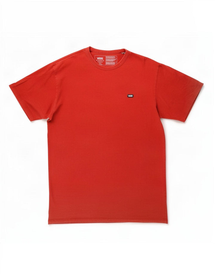 Camiseta masculina Vans Top Médio Algodão Vermelho