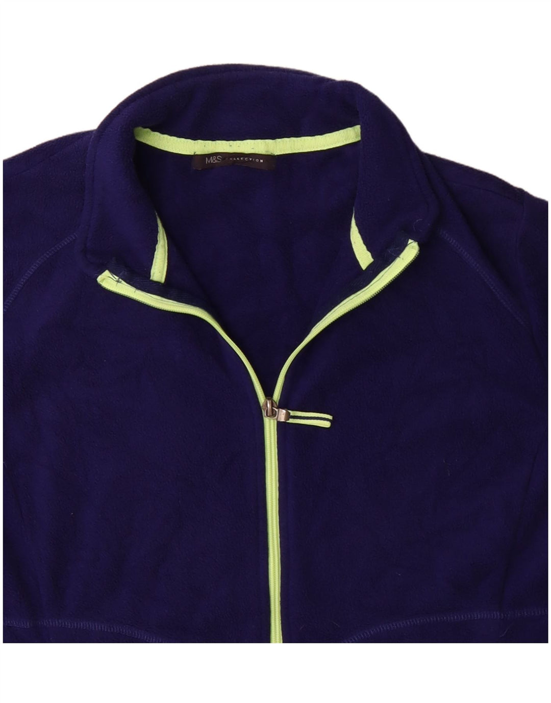 Jaqueta de lã feminina Marks & Spencer UK 20 2XL poliéster roxo