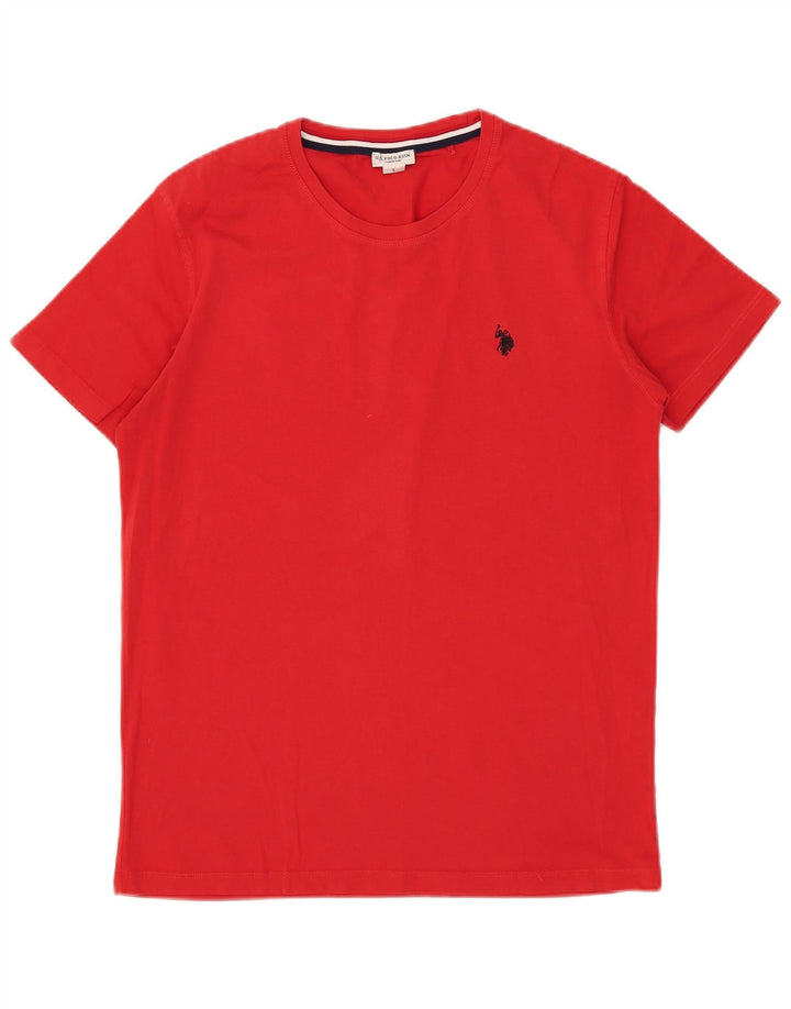 US Polo Assn. Camiseta Masculina Top Grande Vermelha