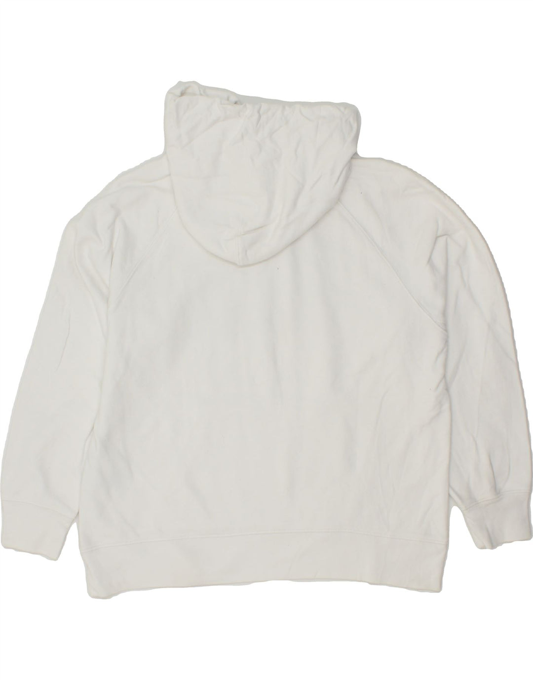 LEVI'S Womens Graphic Hoodie Jumper UK 16 Large White Cotton Vintage Levi's and Second-Hand Levi's from Messina Hembry 