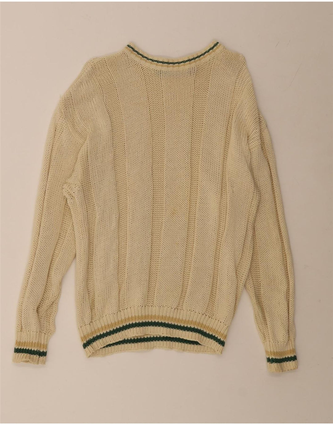 Suéter masculino Henry Cottons com gola canoa grande amarelo