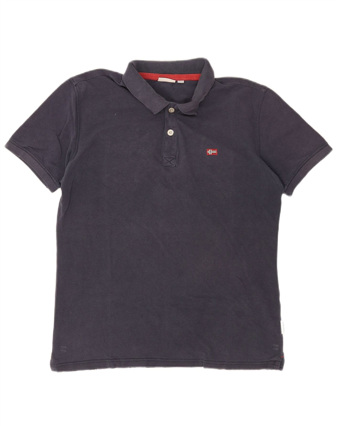 Camisa polo masculina Napapijri grande azul marinho