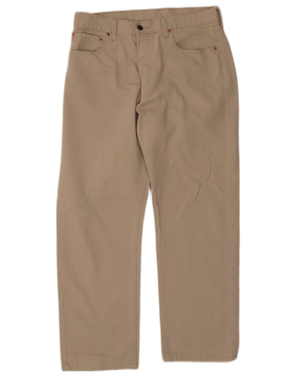 Calça Levi's Masculina 517 Reta Casual W34 L28 Algodão Bege