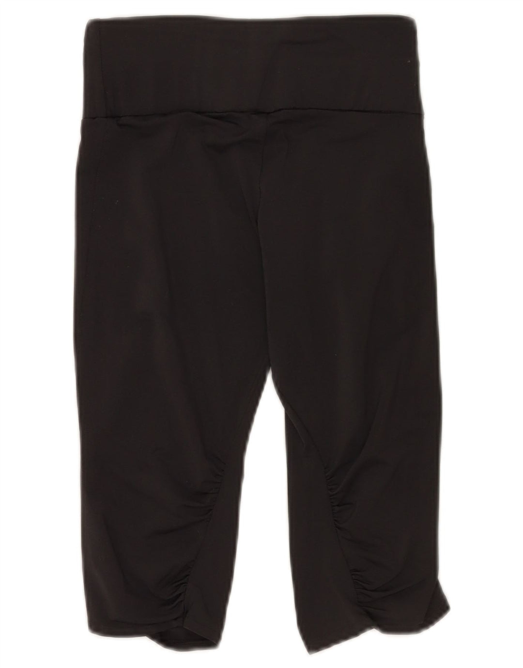Adidas Womens Capri Leggings UK 12 Médio Preto Poliéster Esportes