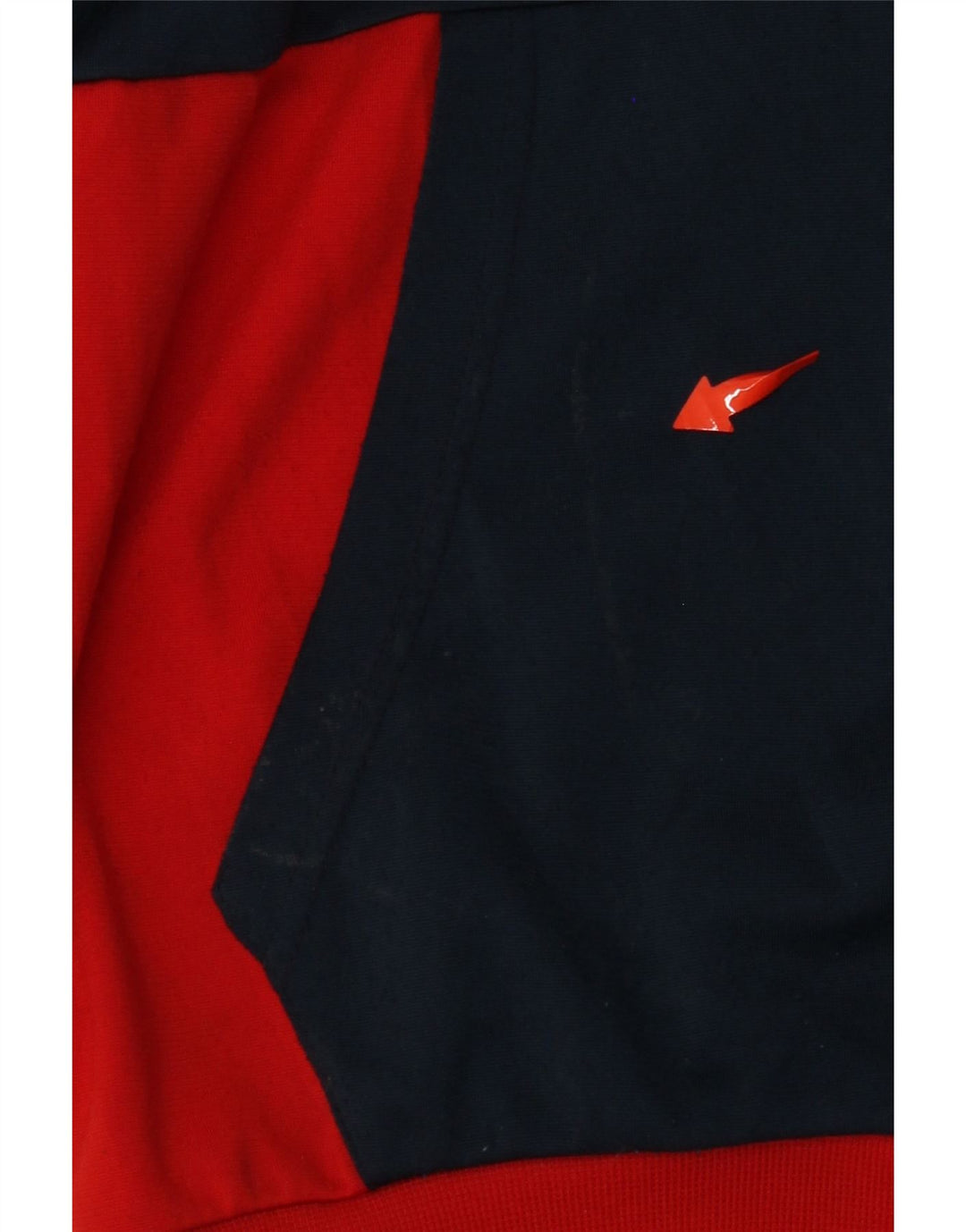 ADIDAS Mens Tracksuit Top Jacket UK 38/40 Médio Vermelho Colourblock Poliéster