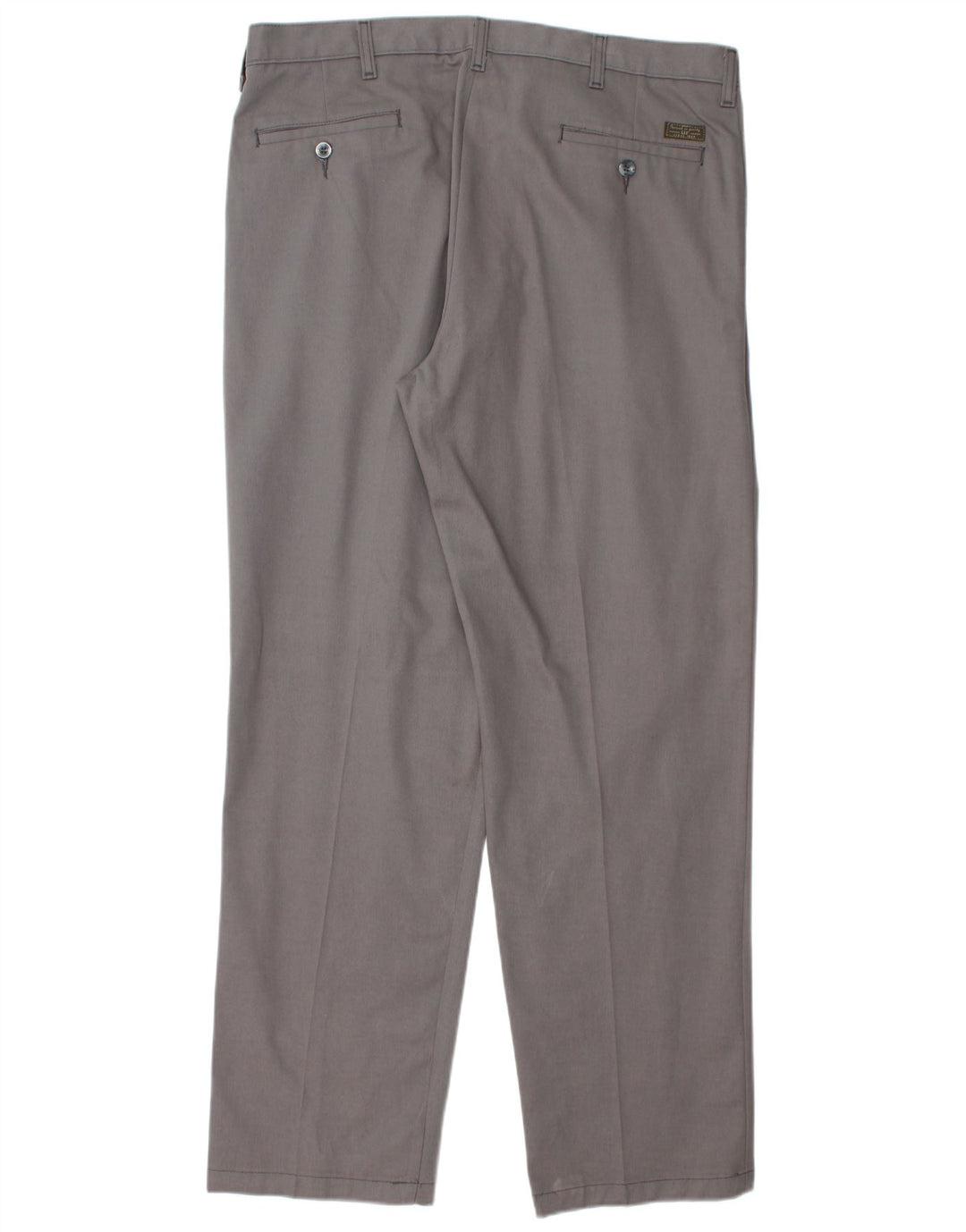 Calça chino masculina LEE Pegged W36 L32 algodão cinza