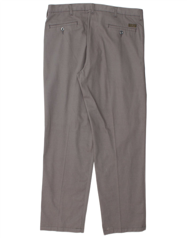 Calça chino masculina LEE Pegged W36 L32 algodão cinza