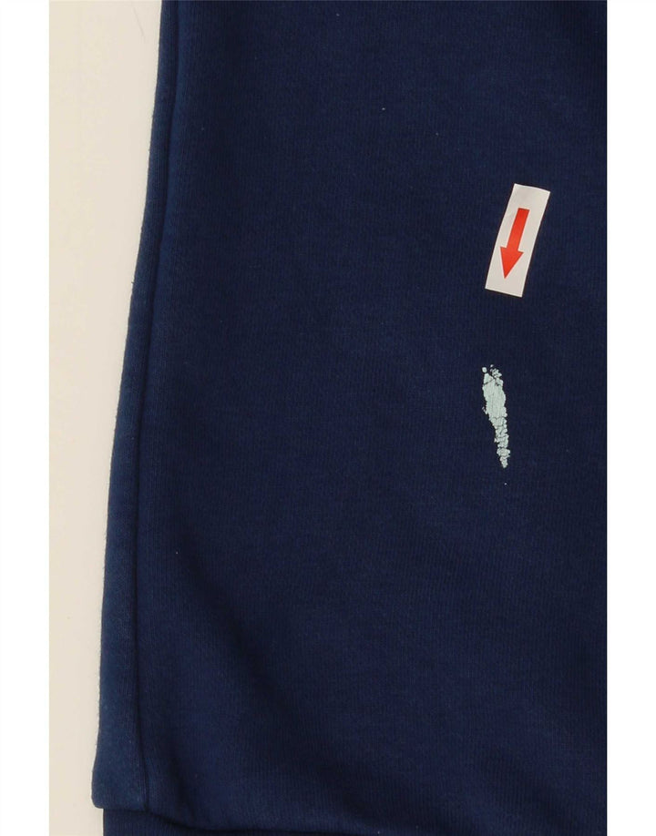 Adidas Mens Treino Calças Joggers Médio Algodão Azul Marinho