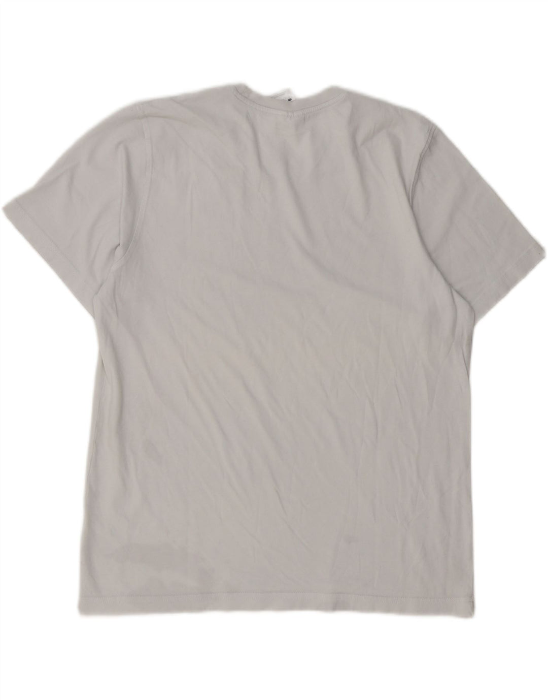 Adidas Mens Camiseta Top Grande Algodão Azul