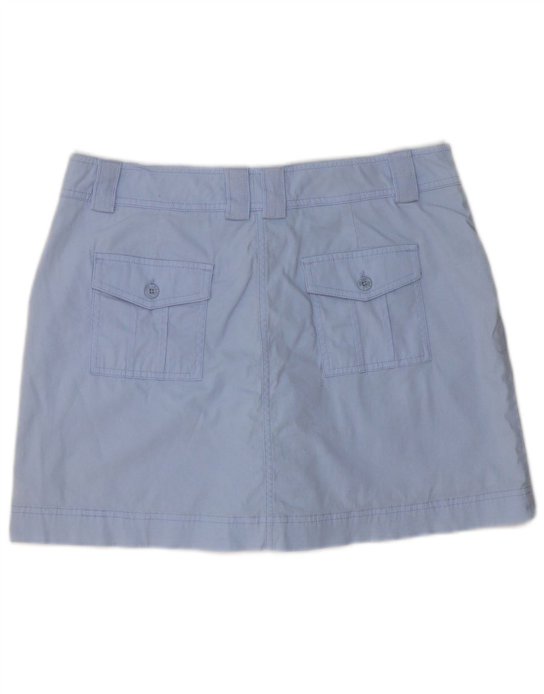 Minissaia feminina DOCKERS US 6 médio W34 algodão azul