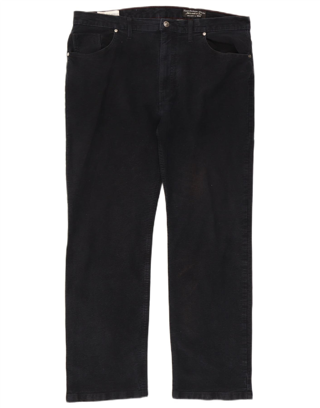Calça casual masculina Marks & Spencer Blue Harbor W38 L29 azul marinho