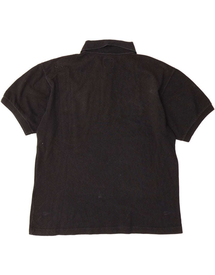 LEVI'S Mens Polo Shirt Large Black Cotton Vintage Levi's and Second-Hand Levi's from Messina Hembry 