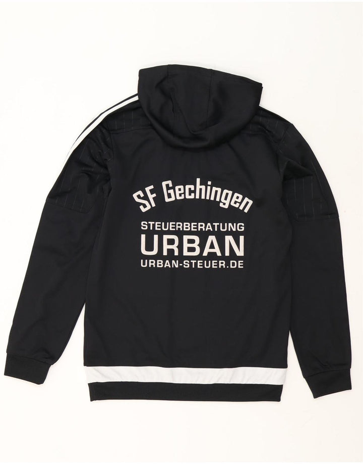 Adidas masculino gráfico moletom com capuz pequeno preto colorblock poliéster