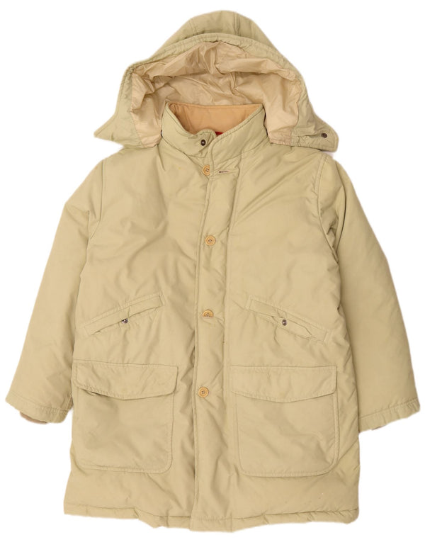 Casaco acolchoado com capuz Fay Mens Narvik Reino Unido 44 2XL Bege