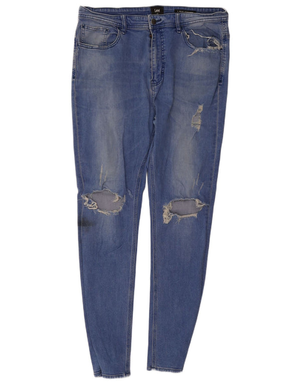 Calça jeans skinny feminina Lee W36 L30 algodão azul