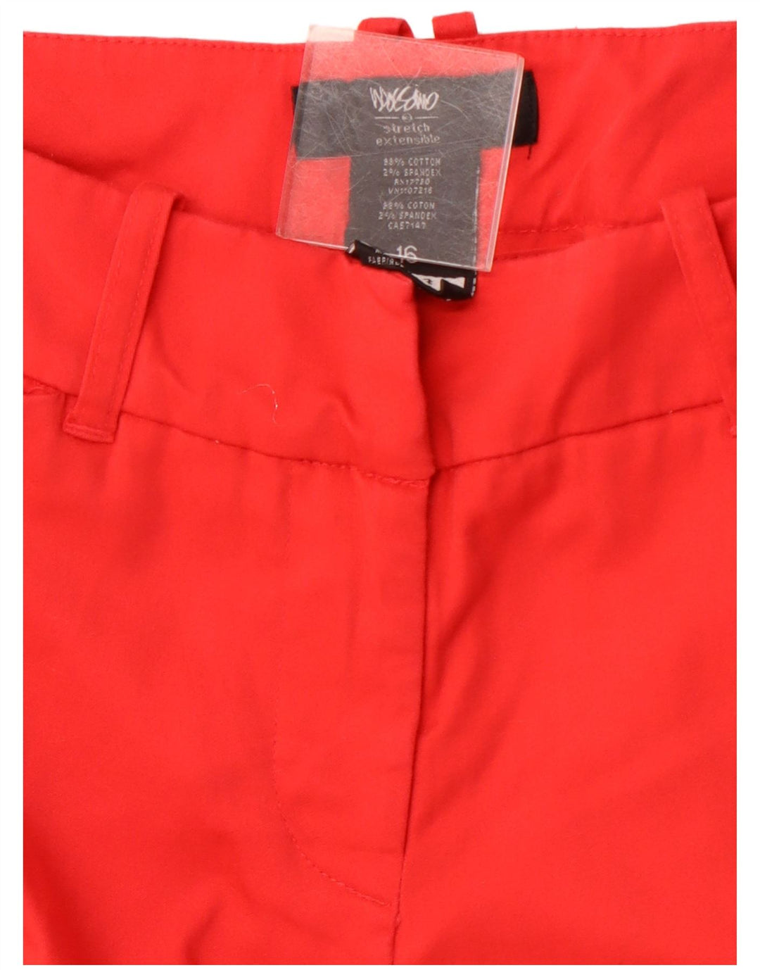 Shorts casuais femininos MOSSIMO 15-16 anos W30 algodão vermelho
