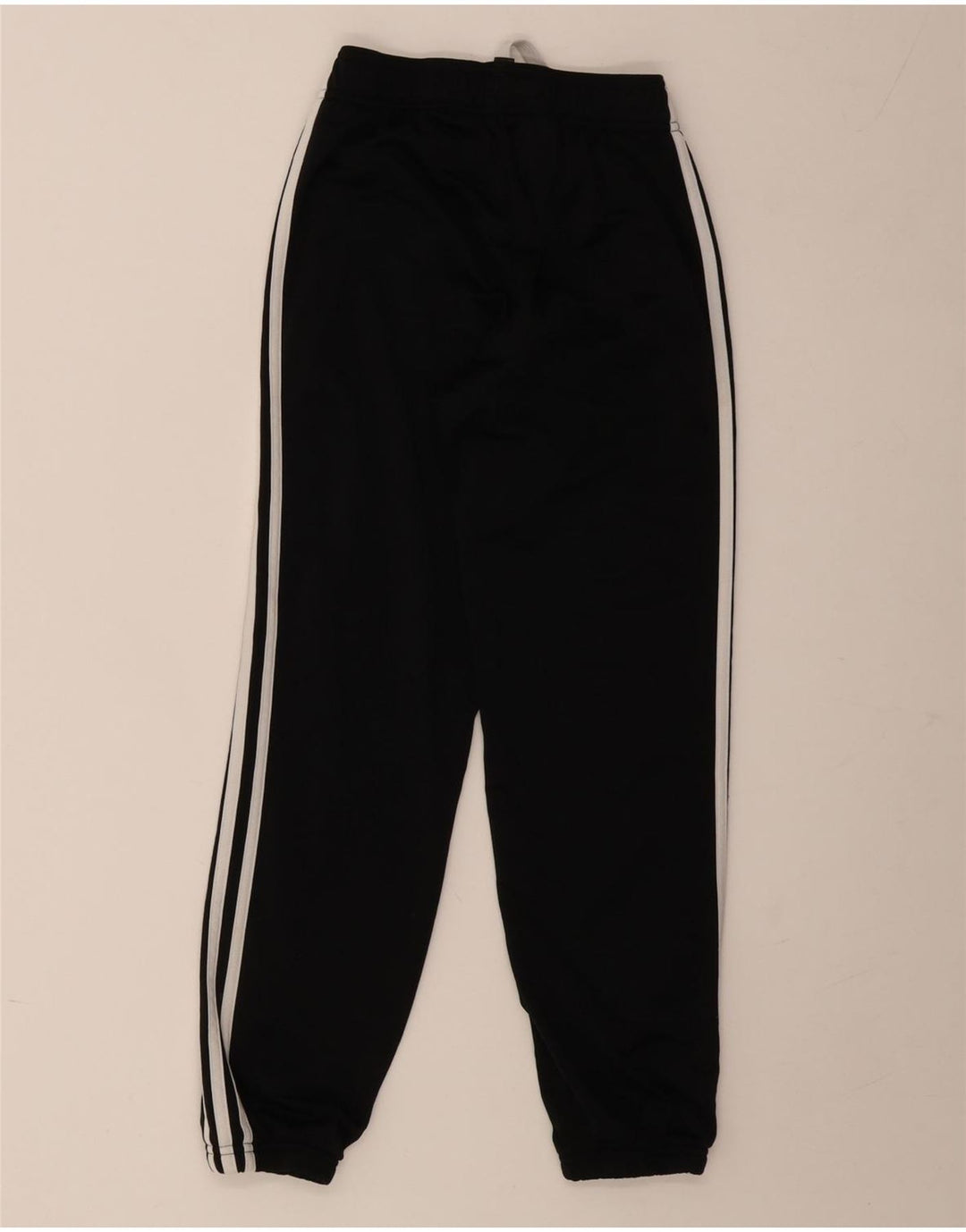Adidas meninos calças de treino joggers 9-10 anos preto poliéster