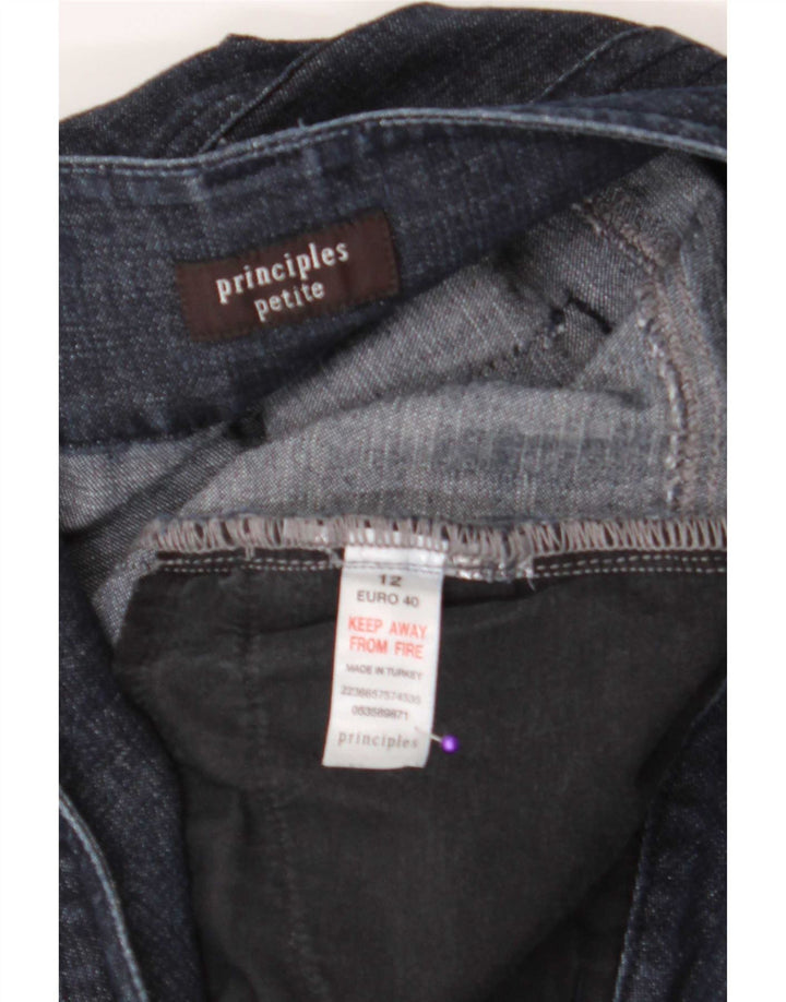 Princípios femininos Petite Bootcut Jeans UK 12 Médio W30 L30 Azul marinho