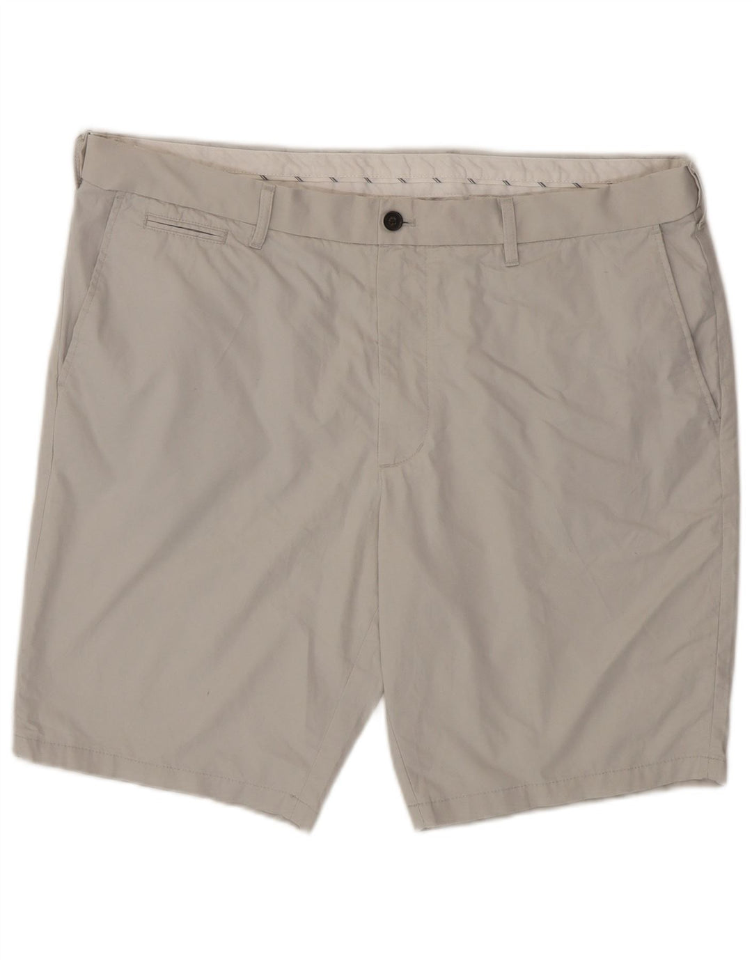 Shorts chino masculino Marks & Spencer W42 2XL algodão bege