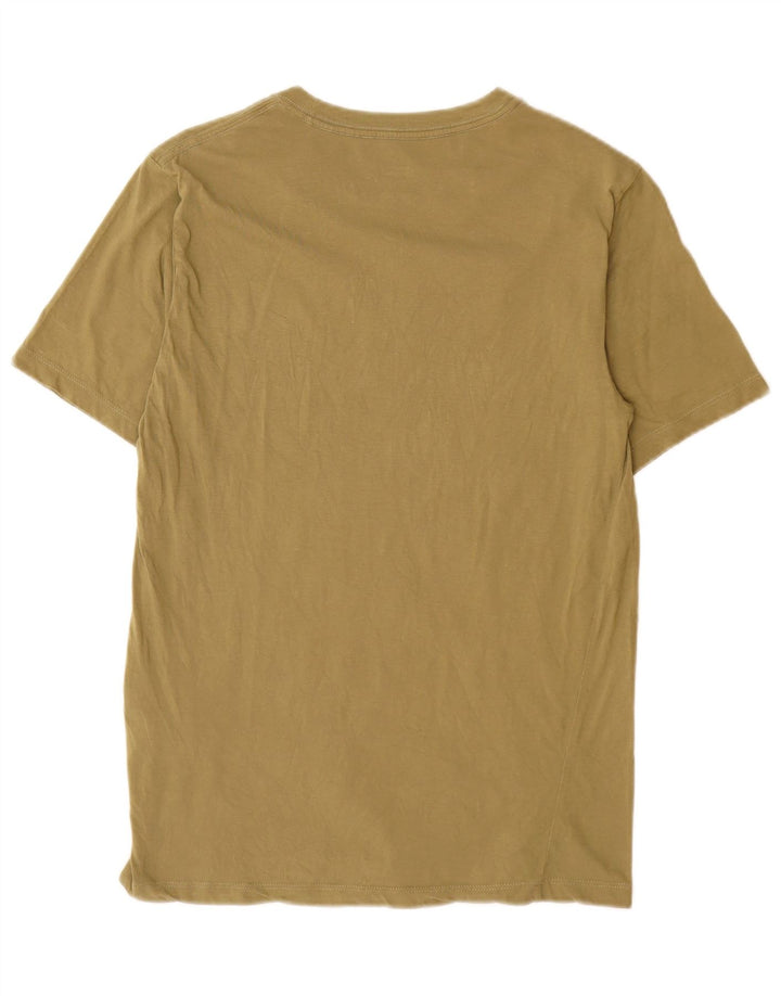 Camiseta masculina com estampa padrão LEVI'S de algodão cáqui pequeno