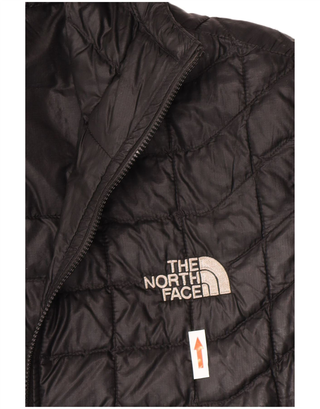 Jaqueta acolchoada com capuz feminina The North Face UK 14 médio preto nylon