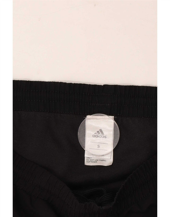 Adidas Mens Treino Calças Joggers Pequeno Poliéster Preto