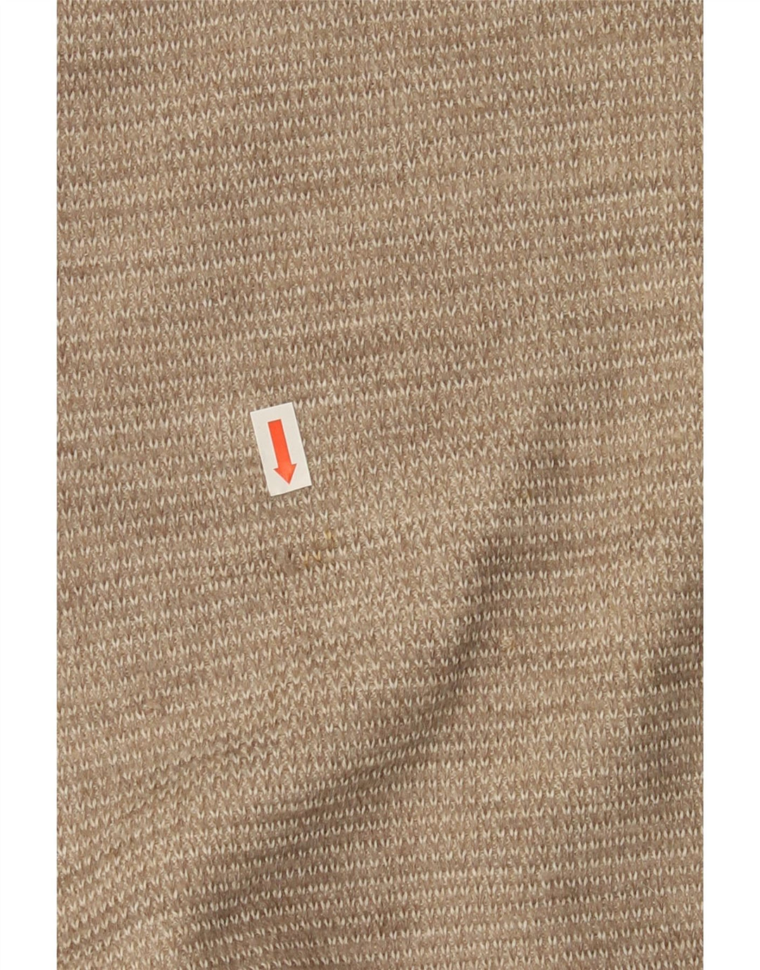 Suéter masculino Marks & Spencer com decote em V pequeno bege colorblock acrílico