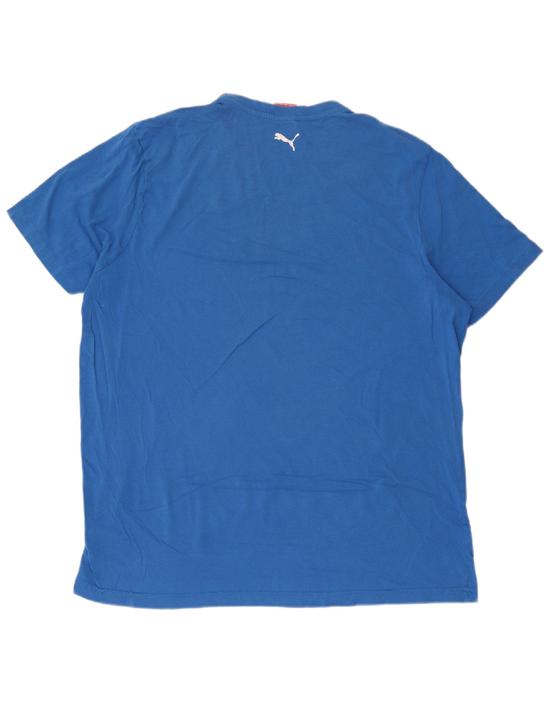 Camiseta gráfica masculina PUMA Top 2XL algodão azul