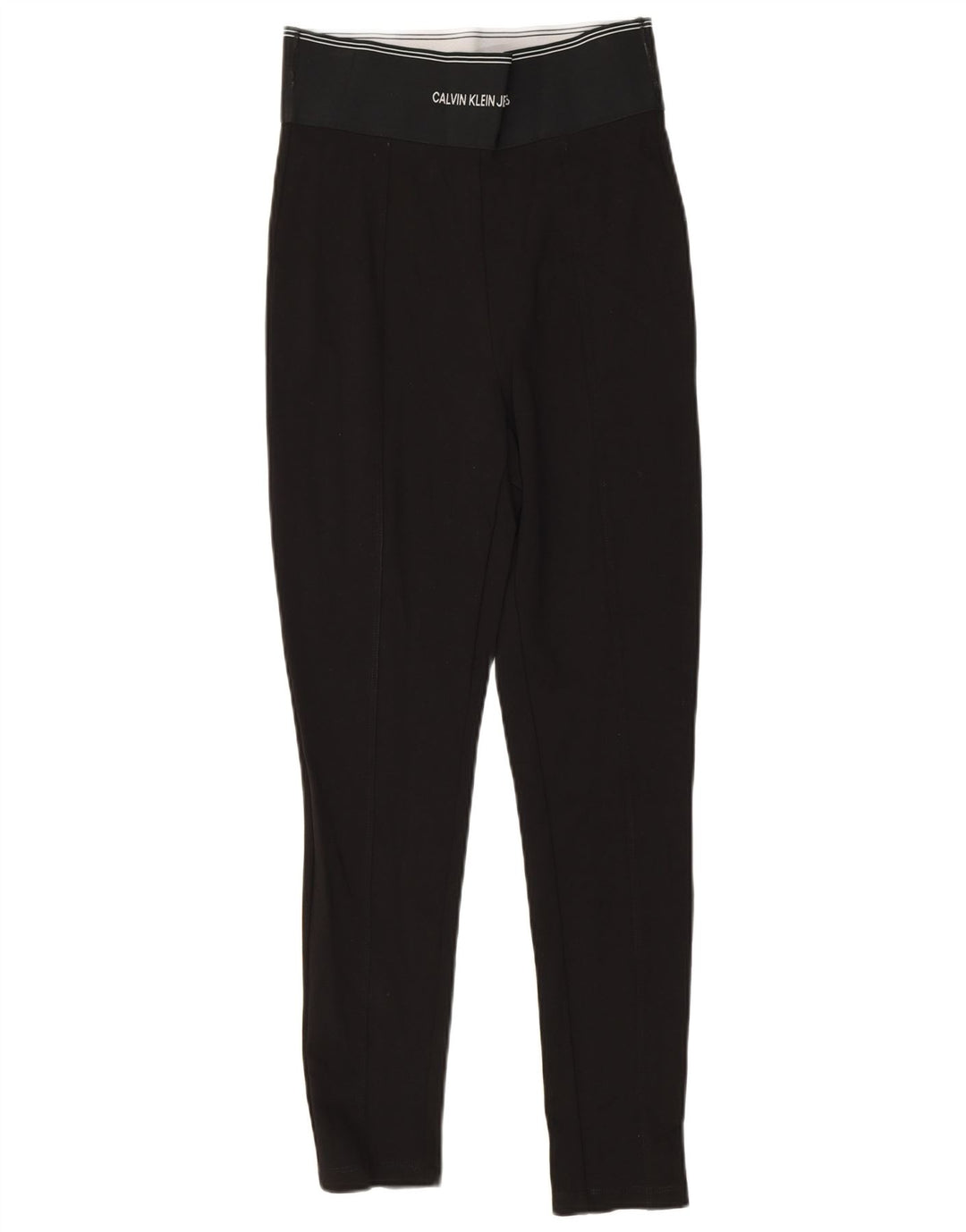 Leggings Calvin Klein Femininas Graphic UK 8 Pequenas Viscose Preta