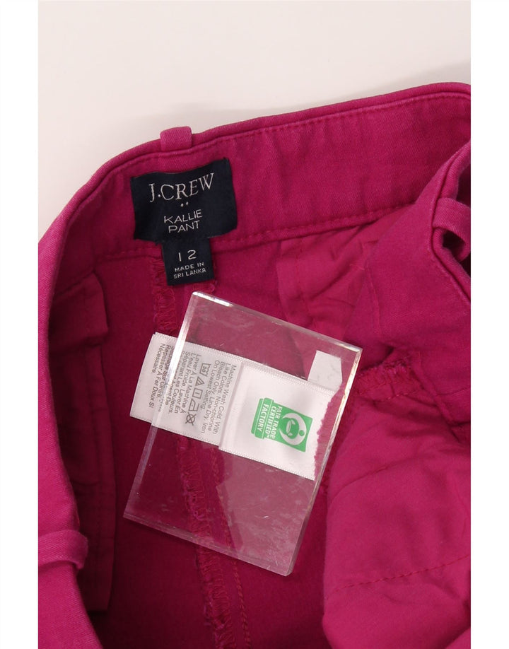 J. CREW Womens Crop Chino Trousers US 12 Large W34 L24 Pink Cotton Vintage J. Crew and Second-Hand J. Crew from Messina Hembry 