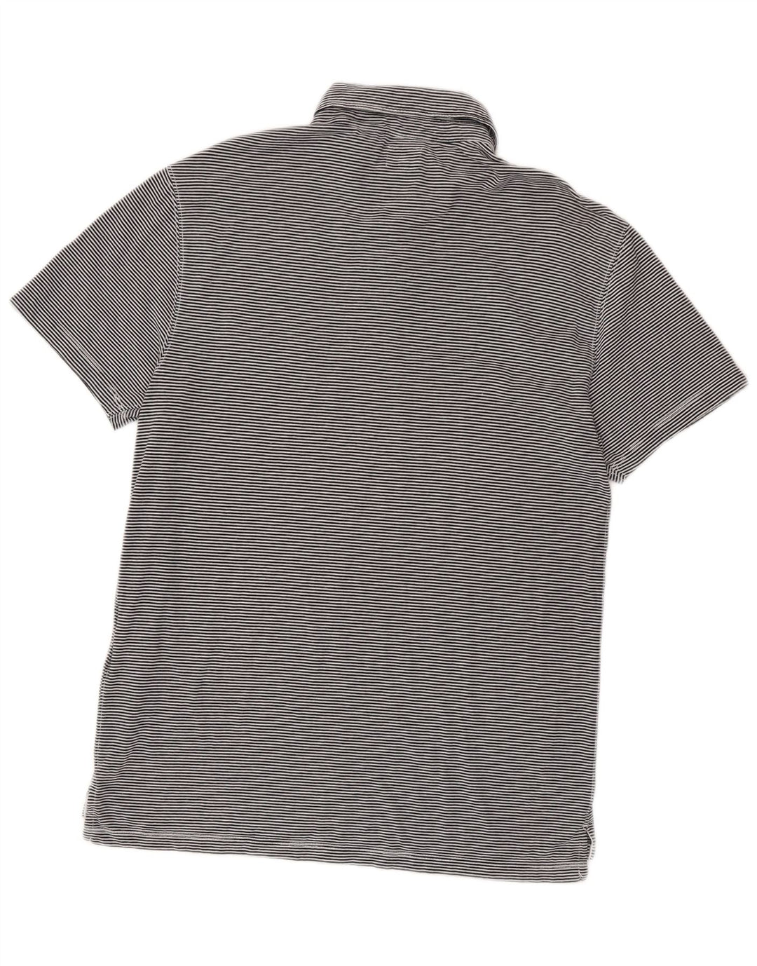 Camisa polo masculina Levi's grande listrada azul marinho de algodão
