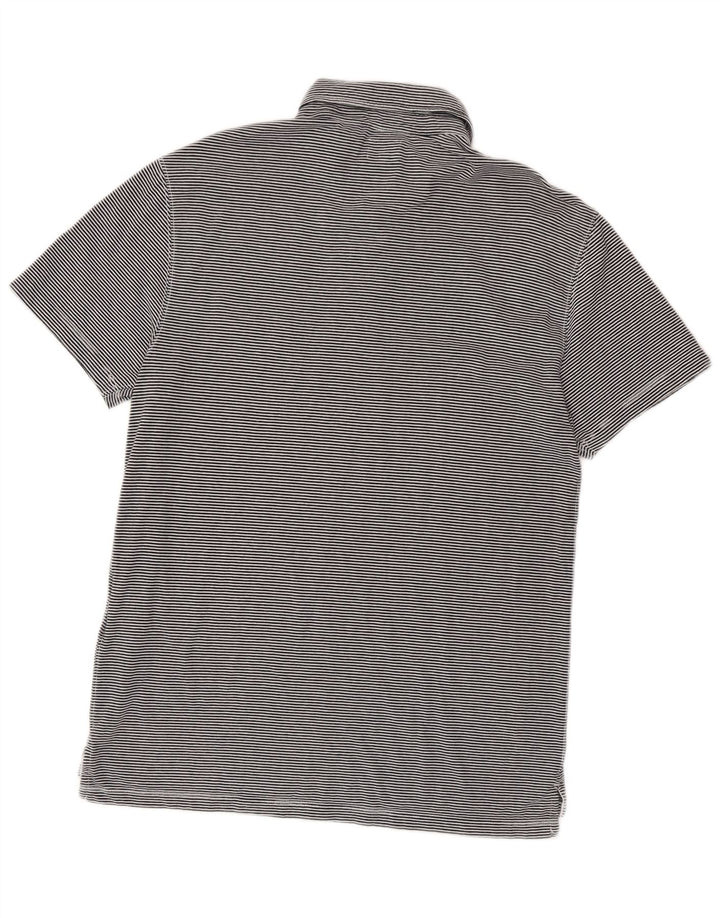 Camisa polo masculina Levi's grande listrada azul marinho de algodão