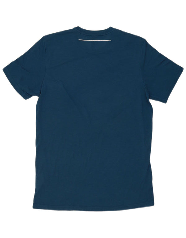 Adidas Mens Aeroready Camiseta Top Médio Azul Poliéster
