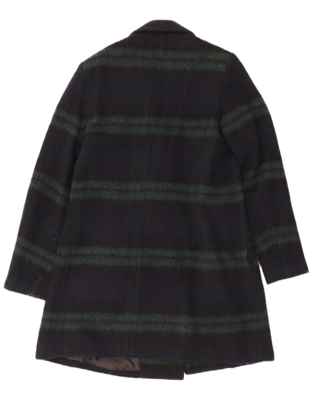 Sobretudo feminino Peckott EU 40 poliéster listrado azul marinho médio
