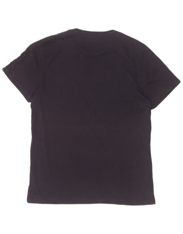 Camiseta masculina gráfica Napapijri grande azul marinho