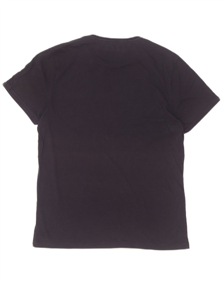 Camiseta masculina gráfica Napapijri grande azul marinho