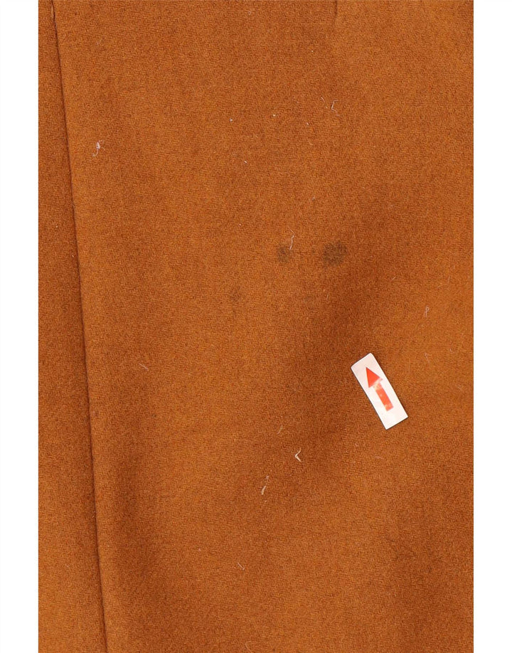 Sobretudo feminino Zara Trafaluc UK 10 lã marrom pequena