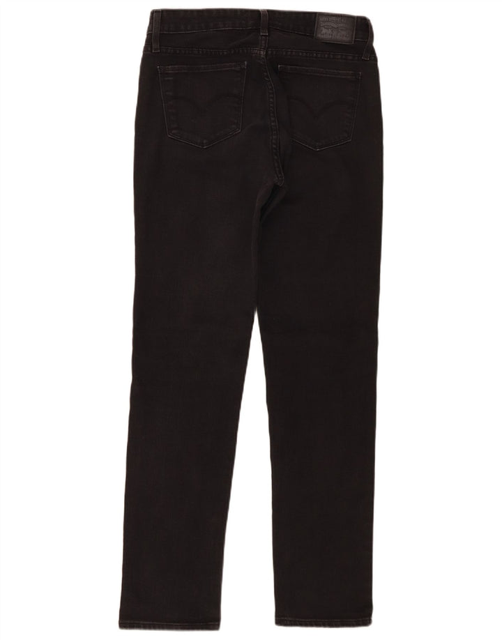 Calça jeans feminina Levi's 712 Slim W28 L30 algodão preto