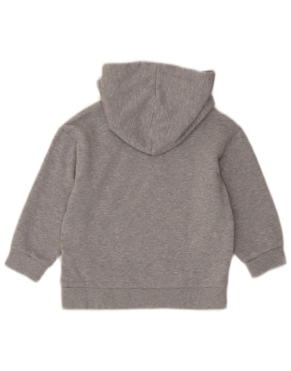Lacoste Boys Graphic Relaxed Fit Hoodie Jumper 4-5 Years Grey Flecked