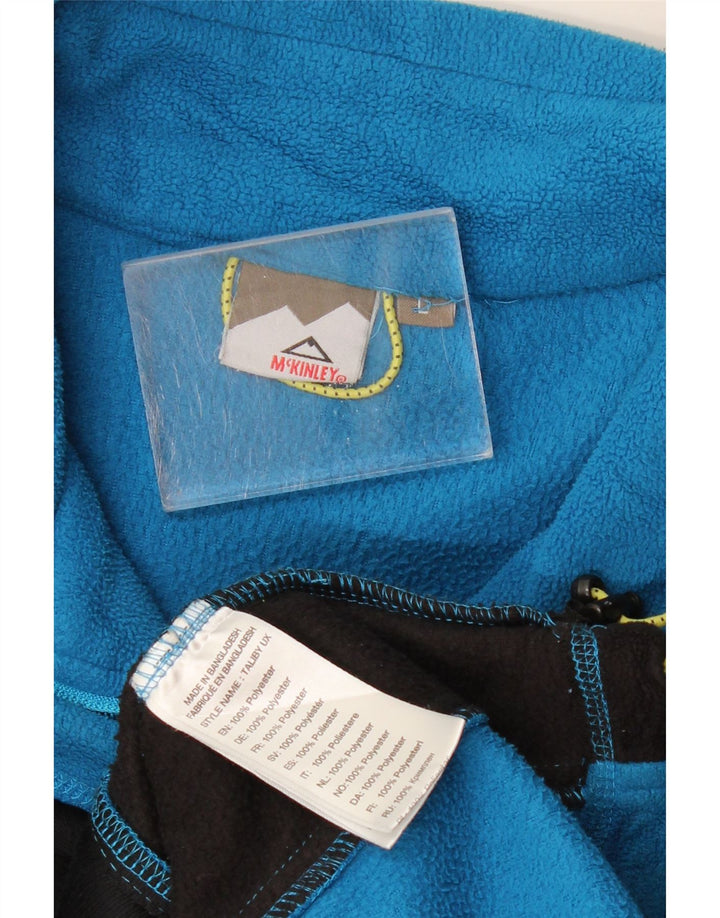 Jaqueta de lã feminina MCKINLEY Reino Unido 16 grande azul colorblock poliéster