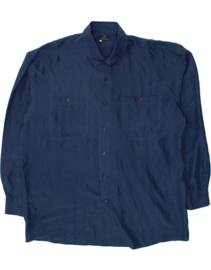 BAIN DOUCHE Mens Shirt XL Navy Blue Vintage Bain Douche and Second-Hand Bain Douche from Messina Hembry 