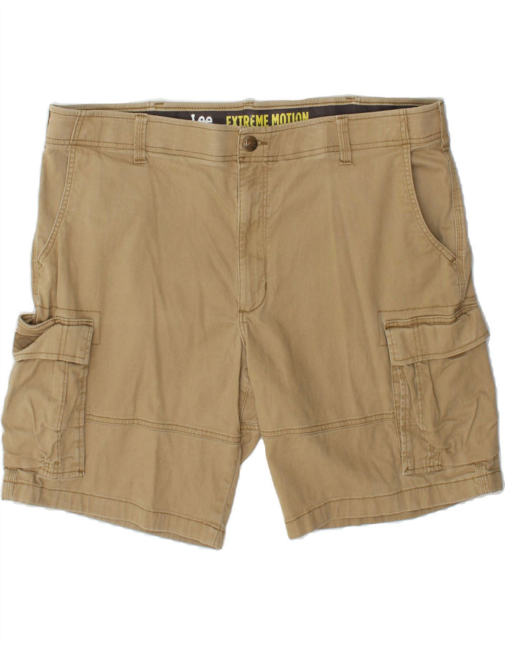 LEE Mens Cargo Shorts W42 2XL Beige Cotton Vintage Lee and Second-Hand Lee from Messina Hembry 