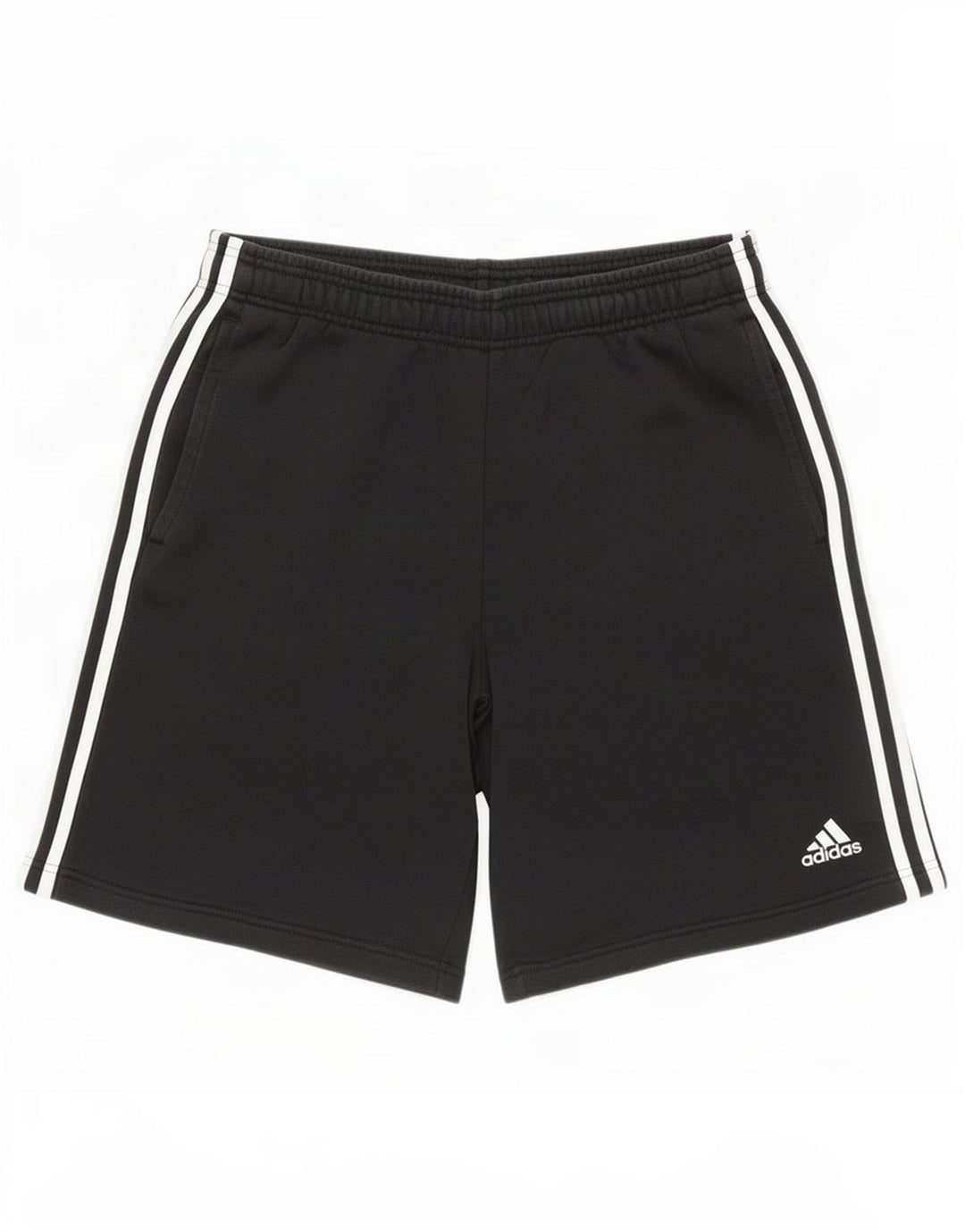Adidas Mens Sport Shorts Médio Algodão Preto