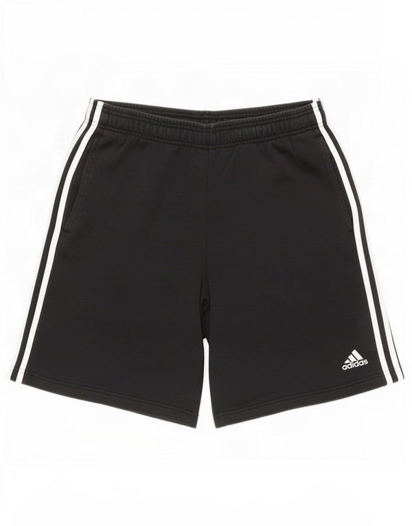 Adidas Mens Sport Shorts Médio Algodão Preto